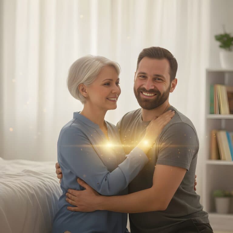 Família unida em oração