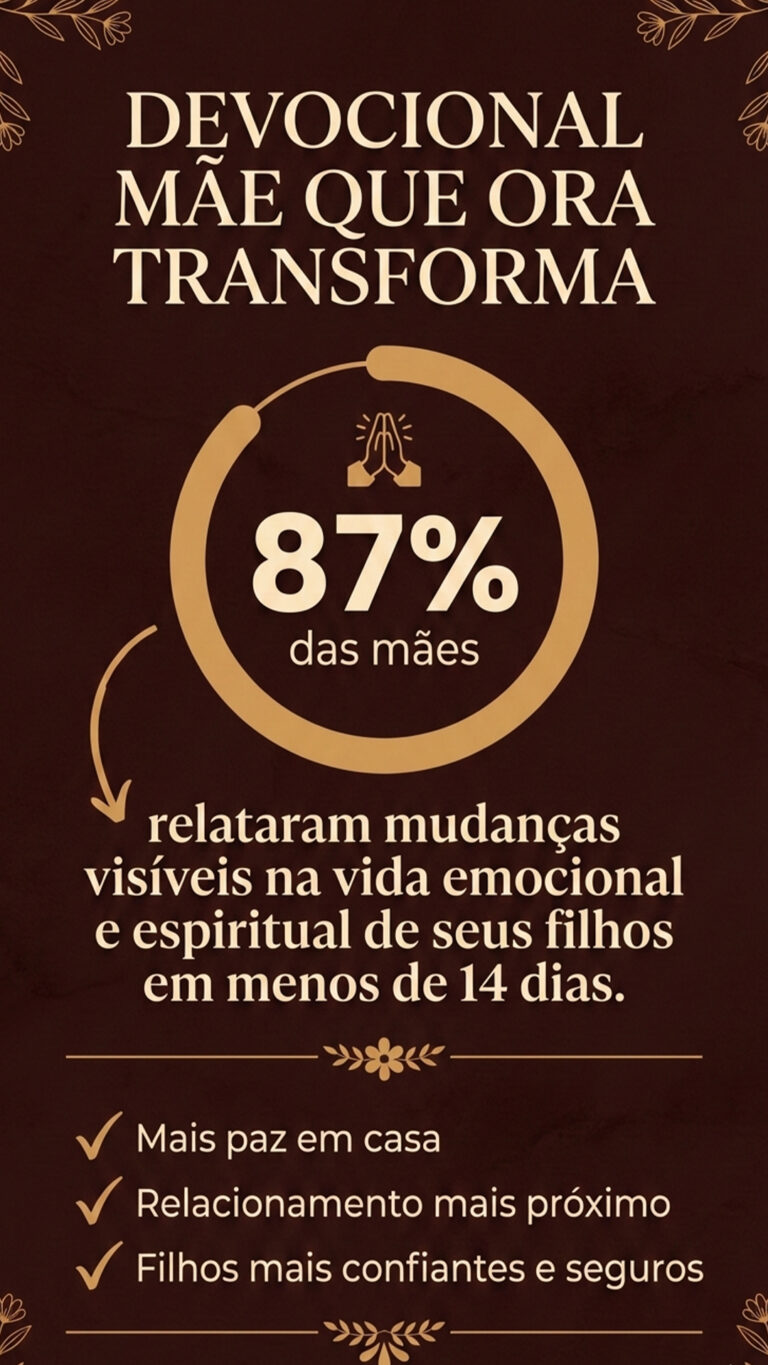 Estatística sobre o poder da oração materna